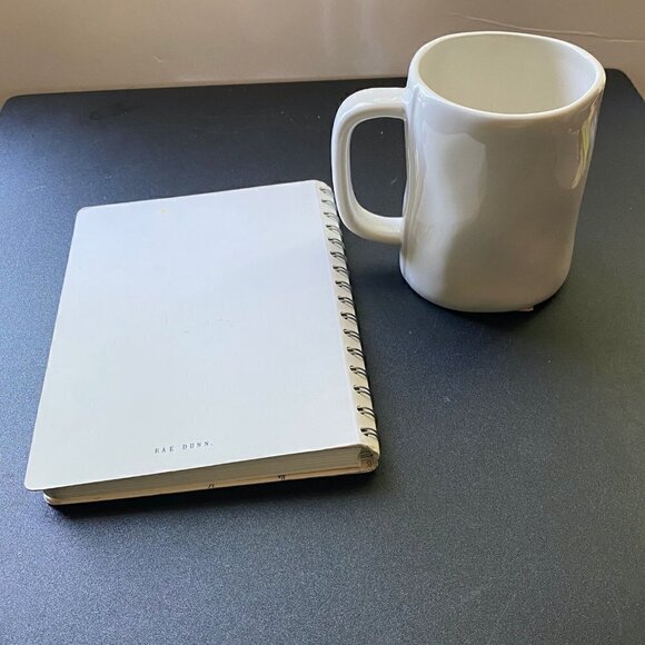 Rae Dunn Bundle Travel Notebook & Explore Ceramic Mug - Picture 2 of 6